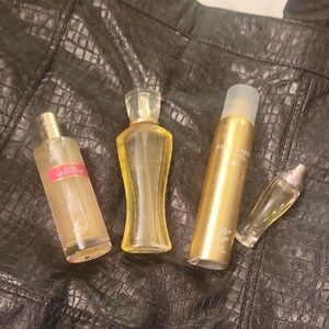 Gold and Clear Perfume Set